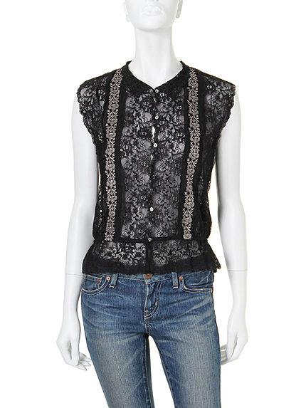 Ungrid【Lady Like】レース刺繍タンク