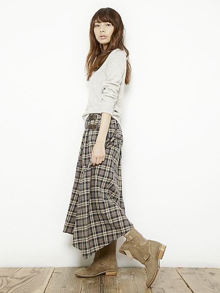 Ungrid【Casual】チェック巻ＳＫ