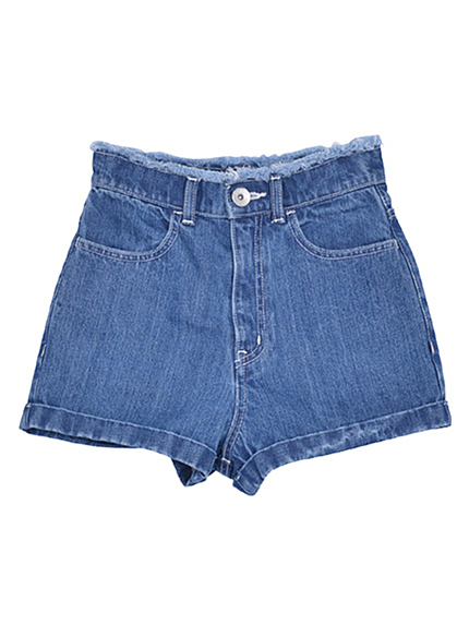 GYDA【GYDA】ウエストフリンジデニムSPT