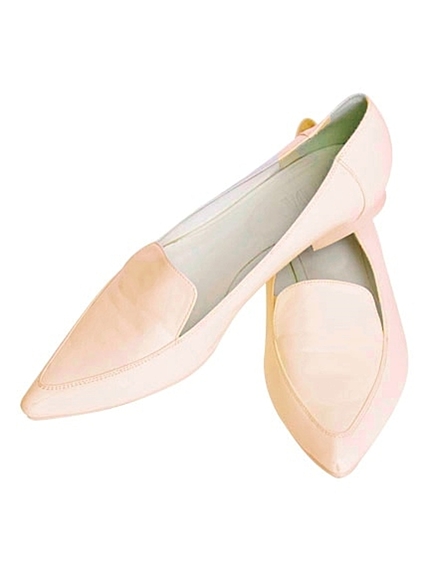 GYDA【goods】ポインテッドローヒールパンプス