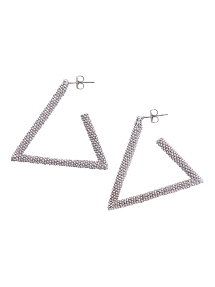 GYDA【goods】トライアングルバーピアス