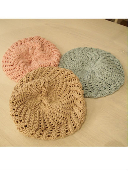 Littny【Littny】ニットベレー