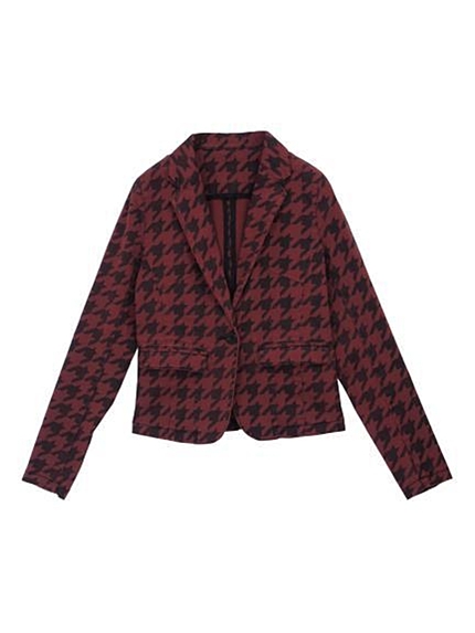 GYDA千鳥格子テーラードJK