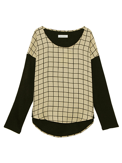 BORNYチップチェックシャツ