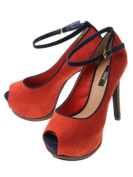 RUNWAY channel【R&E】ハイヒールピープトゥパンプス