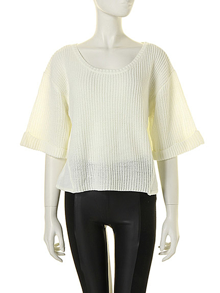 GYDABACKスリットニット