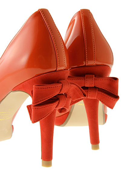 RUNWAY channel【PURE SOEUR】リボンパンプス