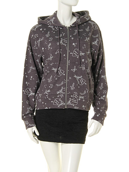 merry jenny【merry jenny】merry柄パーカー