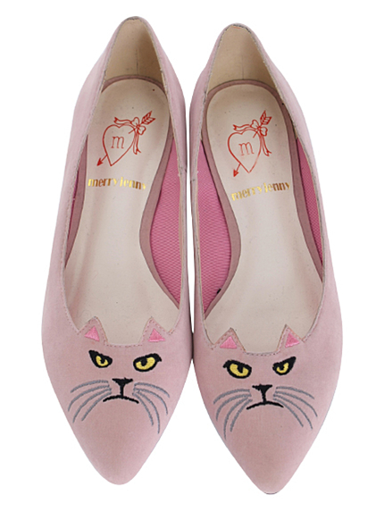 merry jenny【merry jenny】ネコミミフラットシューズ