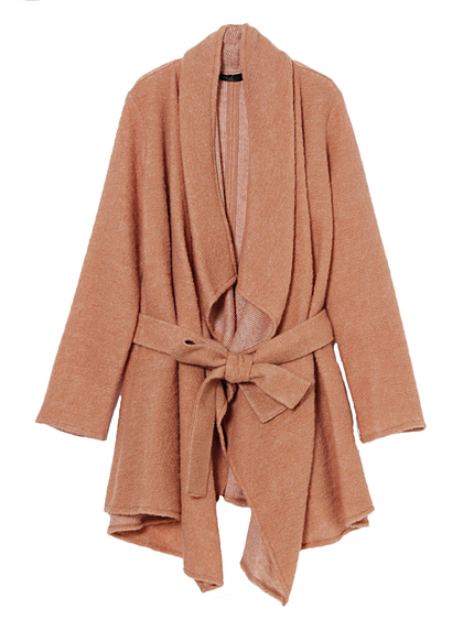 BORNYロングニットカーデ