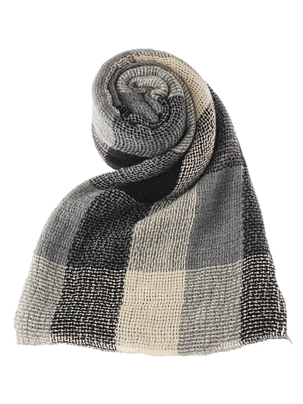 BORNY薄手チェックストール