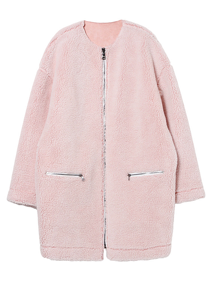 The Dayz tokyoMSGM【MSGM】ZIP UP BOA COAT