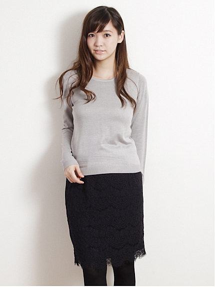 ほかほかクルーニットプルオーバー