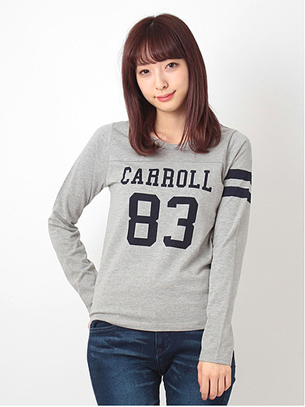 ナンバリング長袖Tシャツ