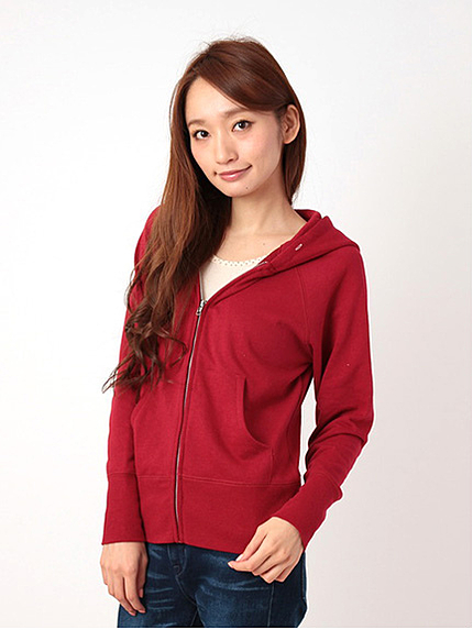 スウェットジップパーカー