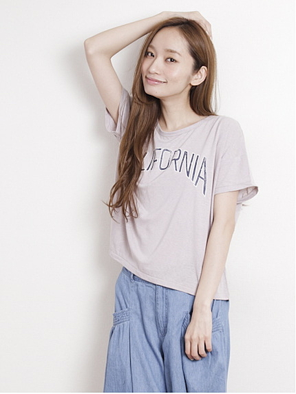 【W closet】CALIFORNIAptワイドTシャツ