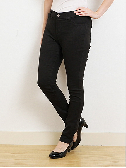 【green wood】エアジップカラーレギパン