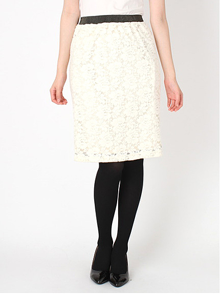 起毛レーススカート