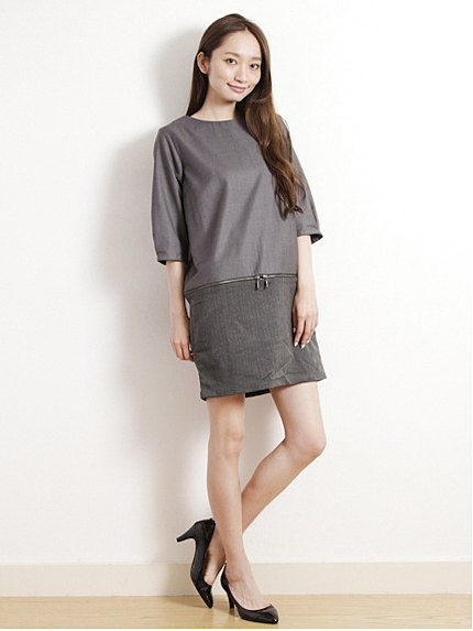 3way Zipワンピース