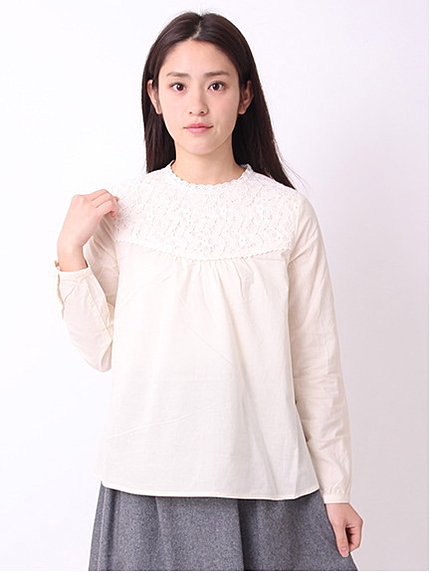 スタンド襟ブラウス1702609-41-13-11