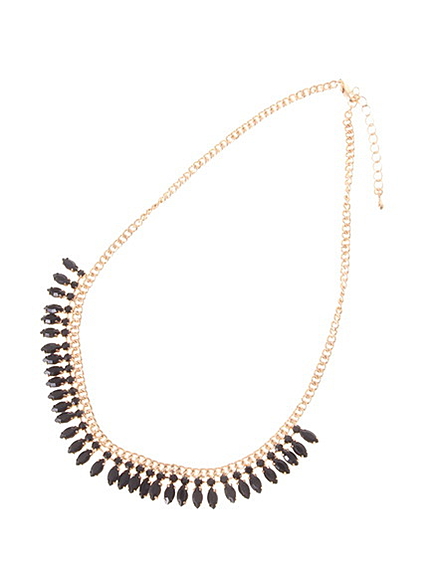 スモールビジューネックレス