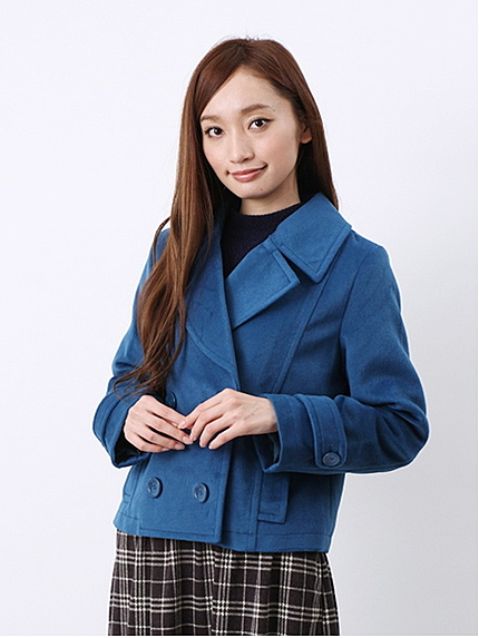 フェイクウールピーコート