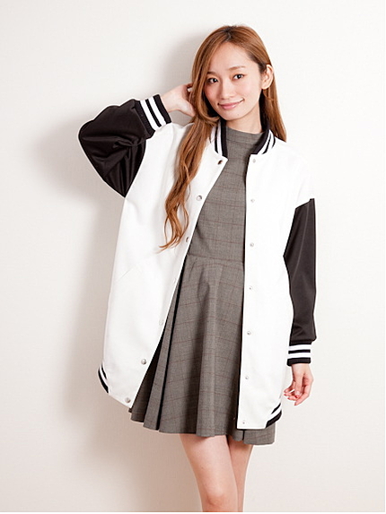 ロング長袖ブルゾン