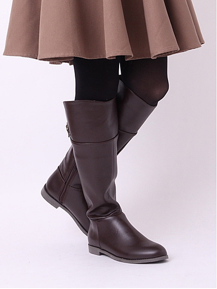 <サイズコンシェルジュ>クラシカルロングブーツ