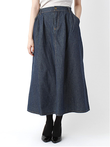 Aデニムロングスカート