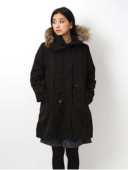 Bロングモッズコート