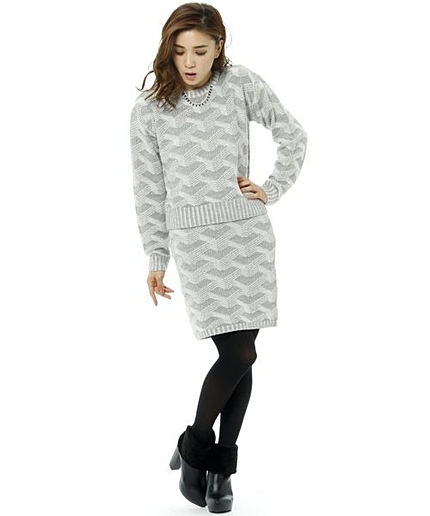 キカガラニットスカート