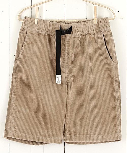 コーデュロイショートパンツ