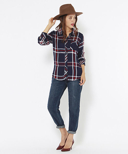 ボーイフレンドデニムパンツ