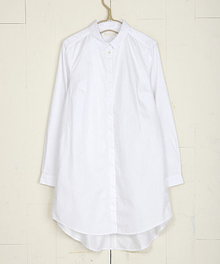 ハイカウントクロスシャツワンピース