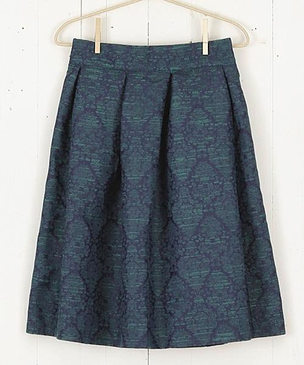 ＴＣジャカードミドルタックスカート