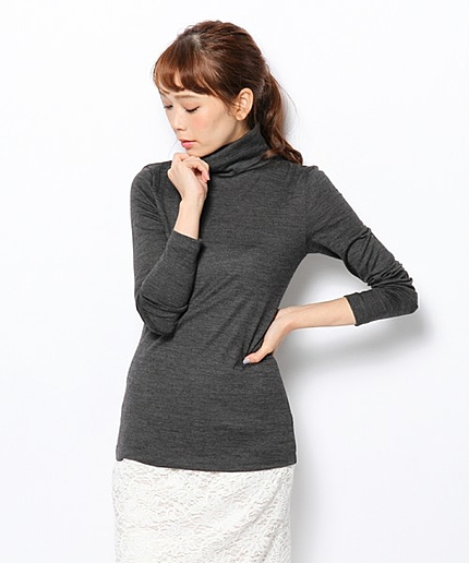 ウールジャージーカットソー