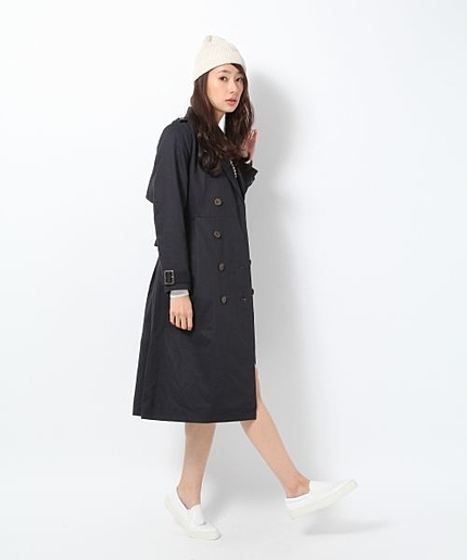 ロングタックトレンチコート