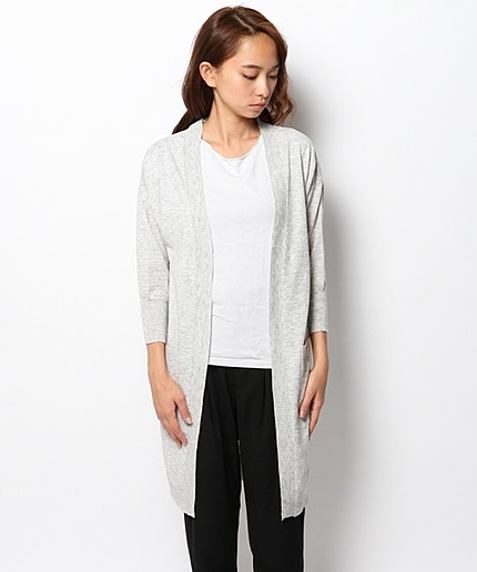 ロングニットカーデ