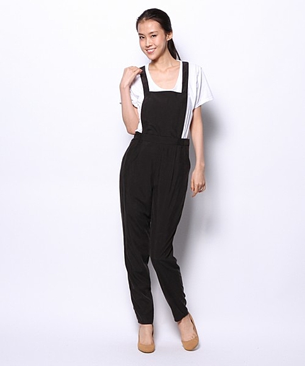 パウダーシフォン2WAYサロペット