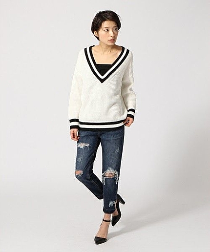 USEDクラッシュデニム