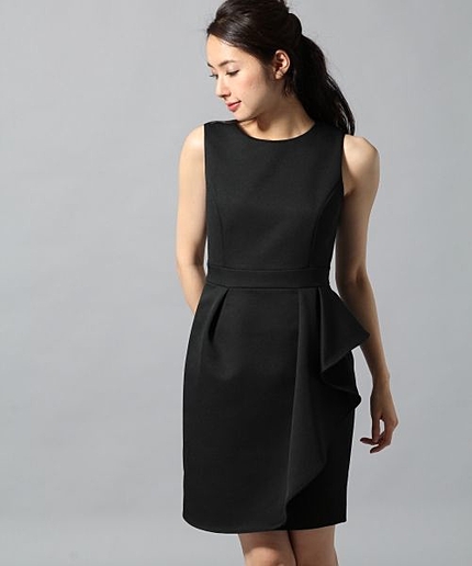 アシメタックコクーンワンピース