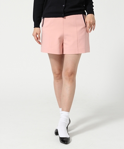 ポリエステル／サテンキリカエショートパンツ