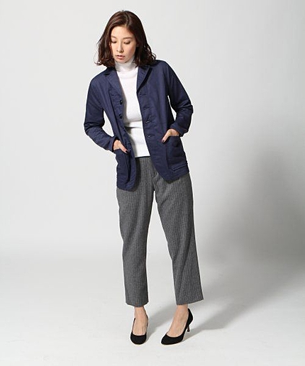 ウールピンストライプパンツ