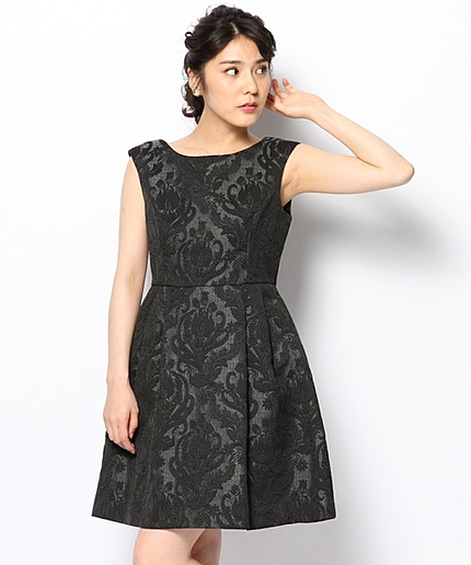 オーナメントジャガードワンピース