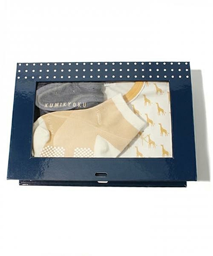 【BABY】ギフトBOX（キリンｐｔ×デニムニット)