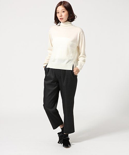 タートルニュアンスニットプルオーバー