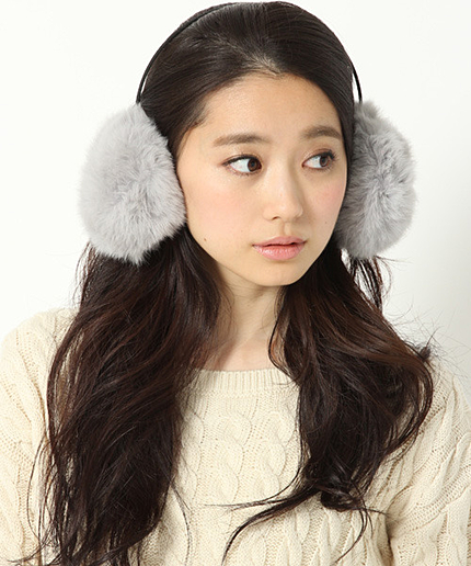 ラビットファーイヤーマフ/mikoa