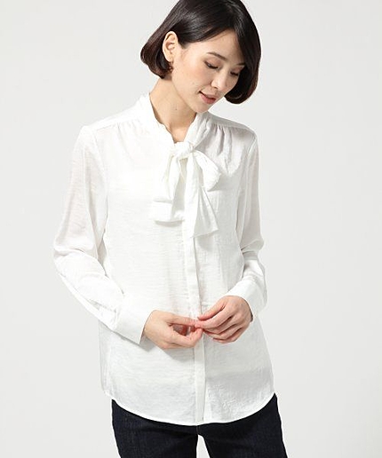 ビッグボウタイブラウス