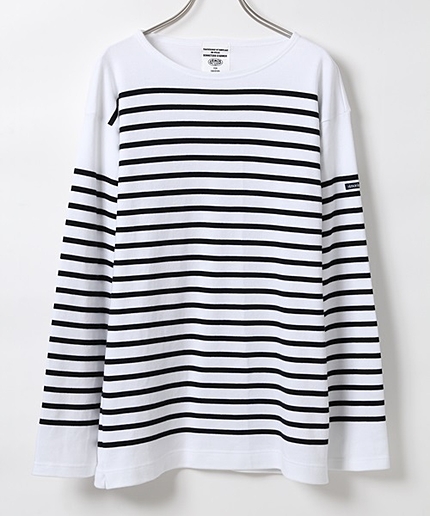 <別注>【Armor Lux×SQUOVAL】パネルバスクシャツ