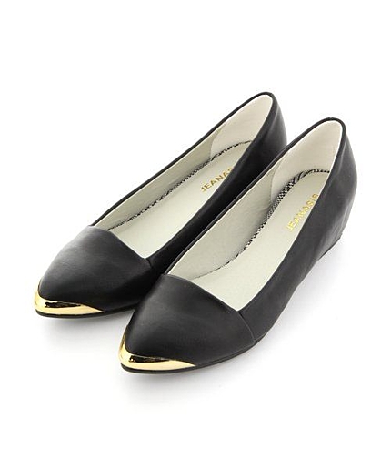 トゥーメタルインヒールシューズ